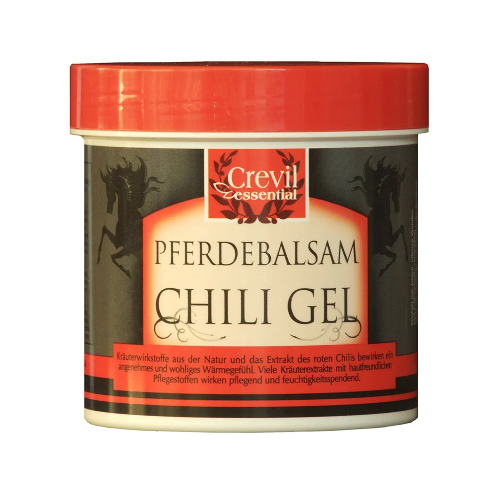 Crevil šildomasis arklių balzamas su čili pipirais 250 ml