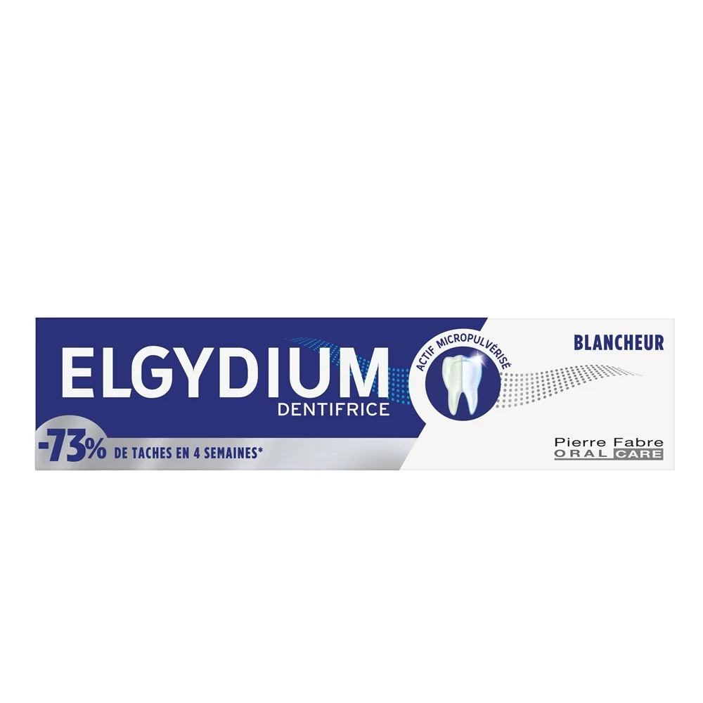 ELGYDIUM dantų pasta balinamoji WHITENING, mėtų skonio, 75 ml