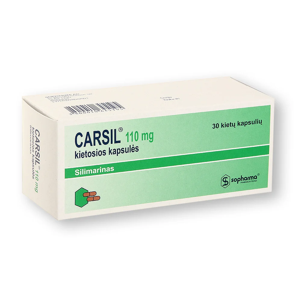 Carsil kapsulės 110mg N30