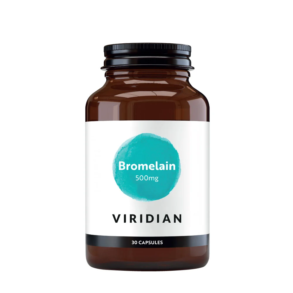 VIRIDIAN kapsulės BROMELAIN 500 mg N30