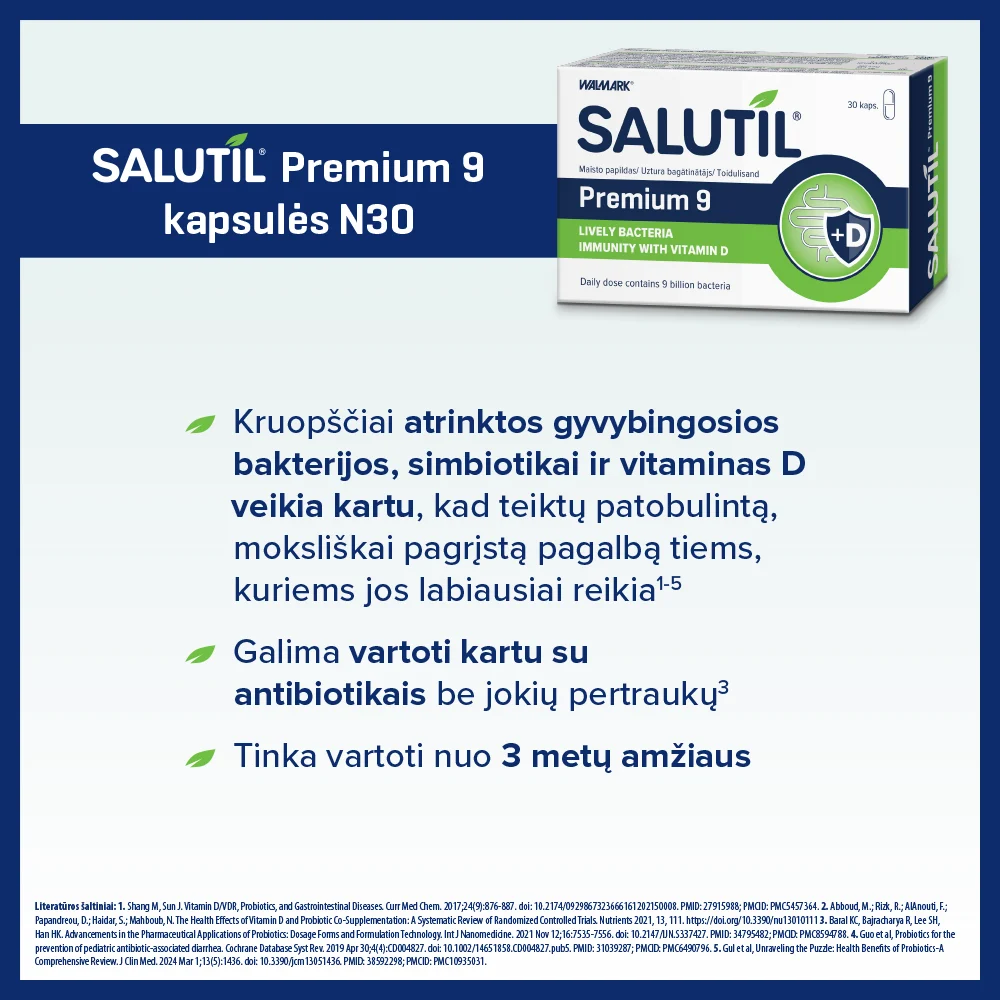 Salutil kapsulės PREMIUM 9 N30