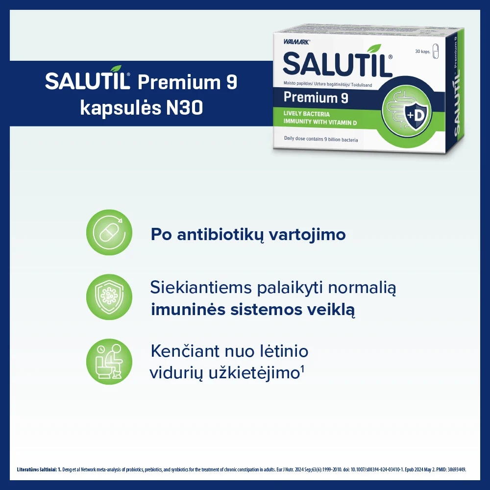 Salutil kapsulės PREMIUM 9 N30