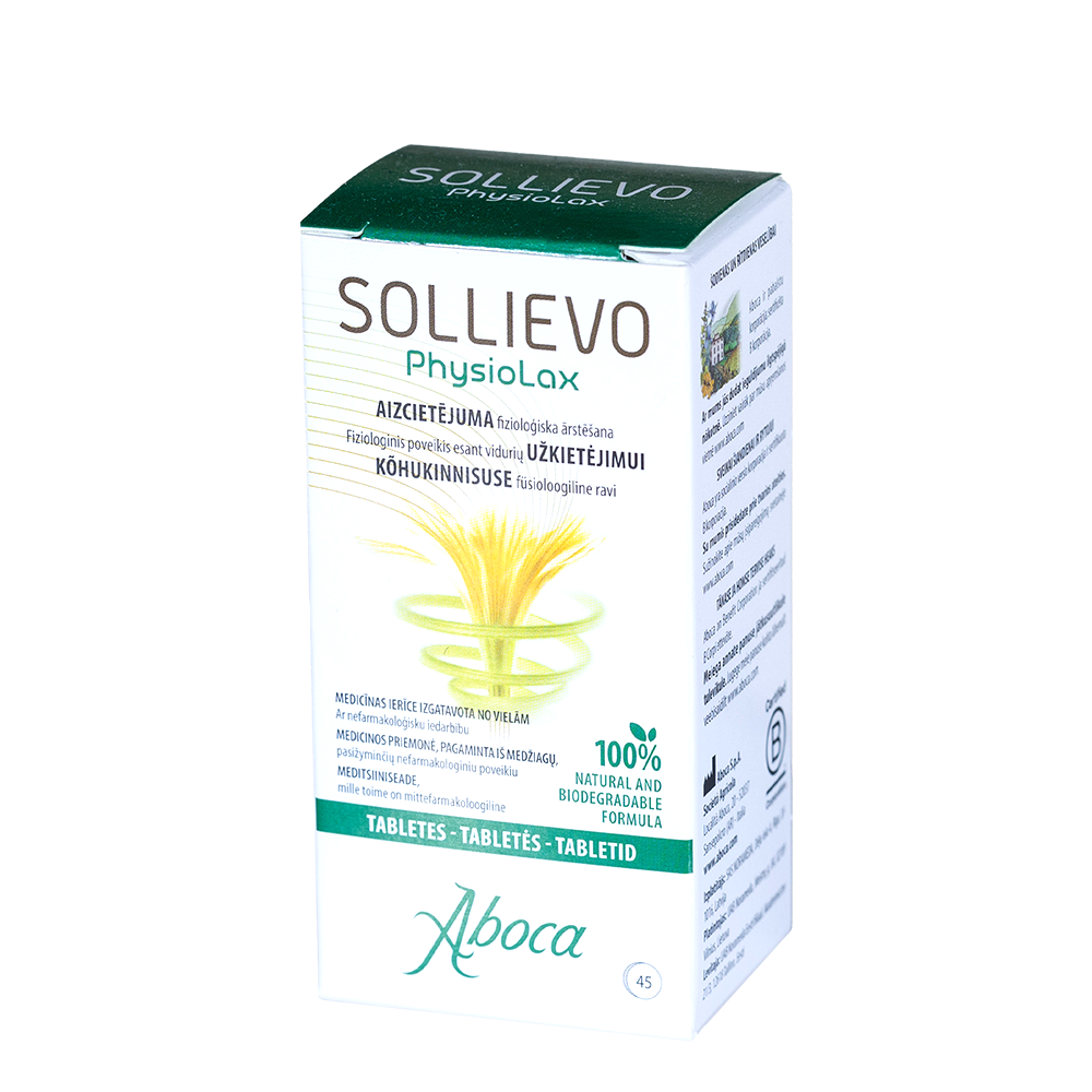 SOLLIEVO PhysioLax tabletės 420 mg N45