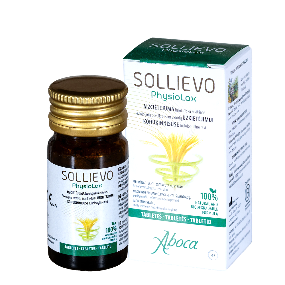 SOLLIEVO PhysioLax tabletės 420 mg N45