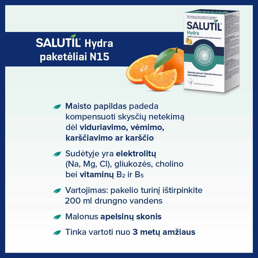 SALUTIL Hydra milteliai, N15