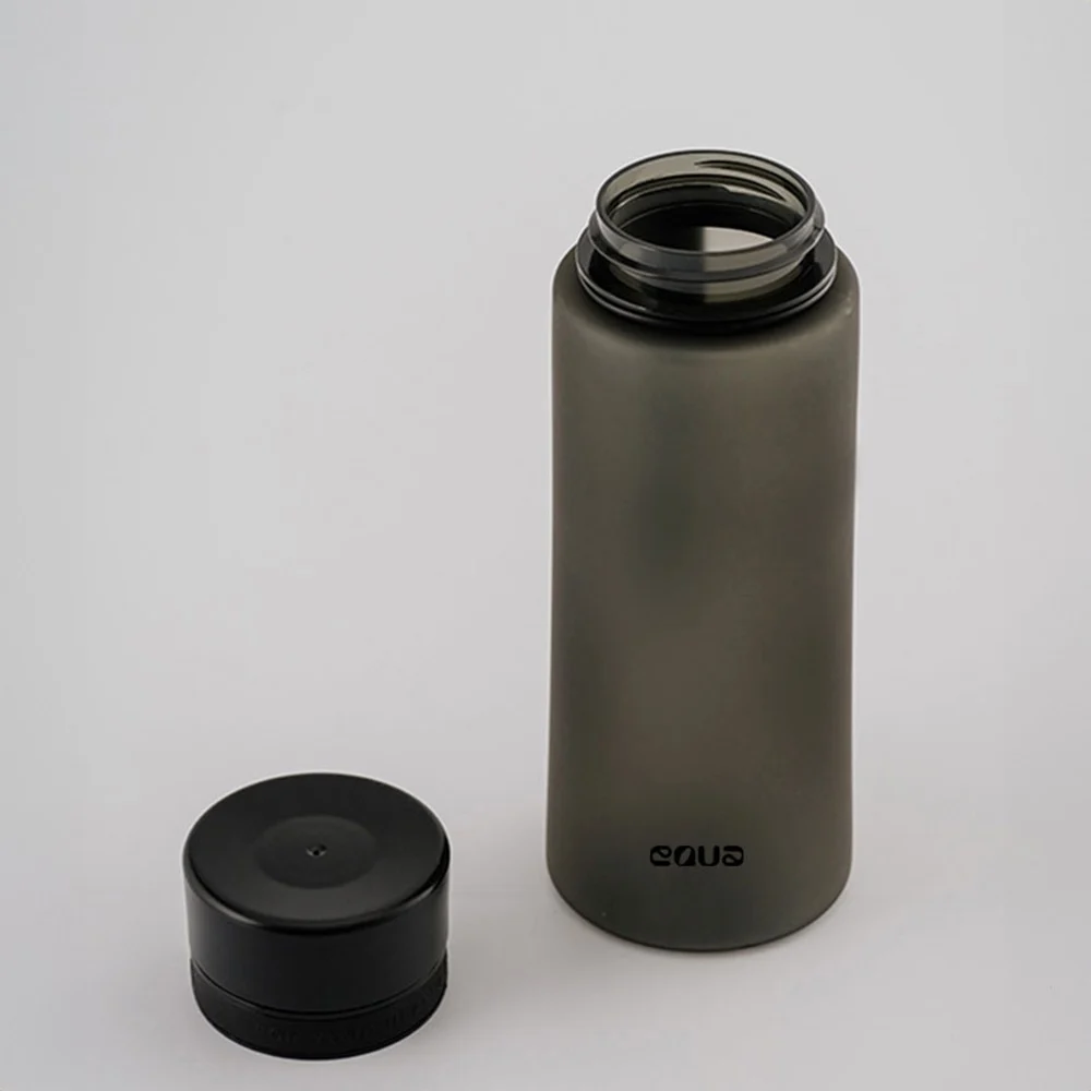 EQUA plastikinė gertuvė be BPA 'Matte black' 600 ml