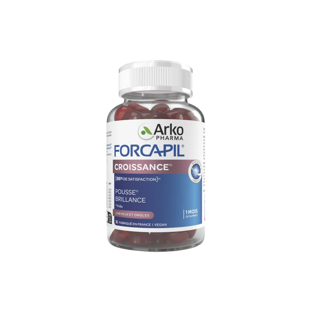FORCAPIL CROISSANCE, guminukai plaukams ir nagams, N60