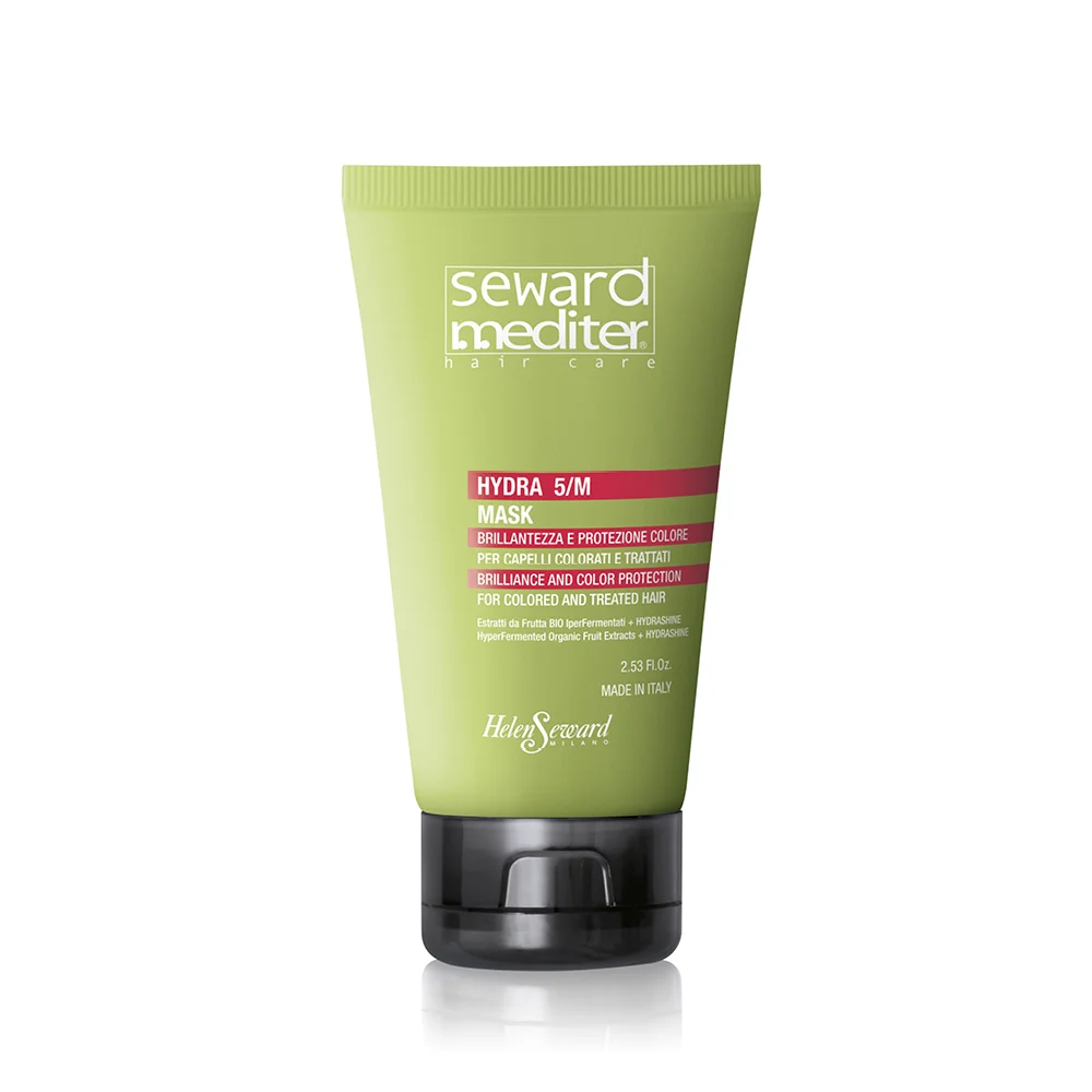 HELEN SEWARD Mediter Hydra 5/M intensyvi drėkinamoji kaukė dažytiems plaukams, 75 ml