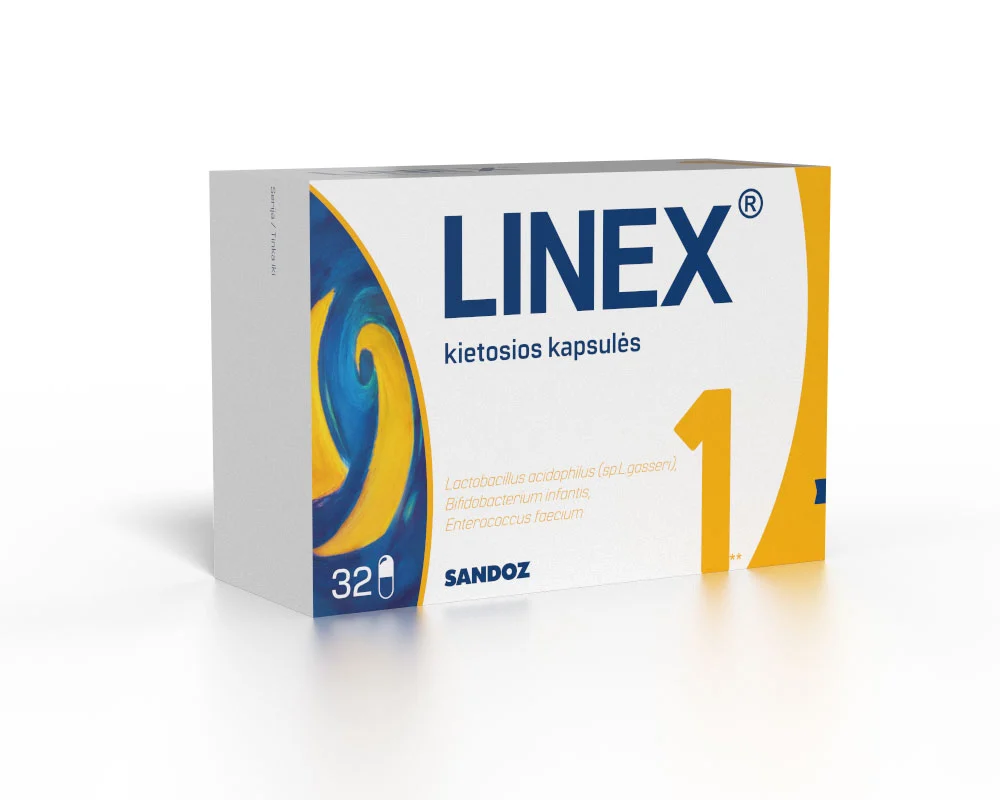 LINEX, kietosios kapsulės, N32
