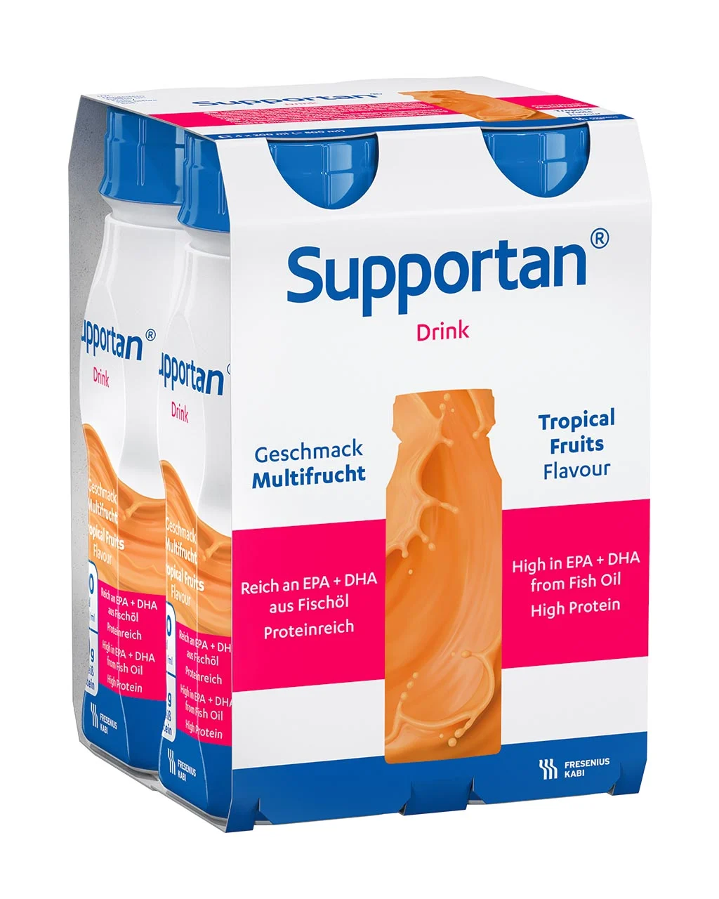 SUPPORTAN Drink tropinių vaisių skonio gėrimas 200 ml N4