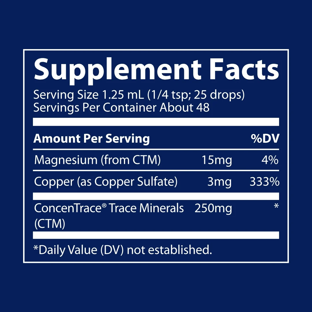 Trace Minerals, Joninis Varis - 1mg, 59 ml