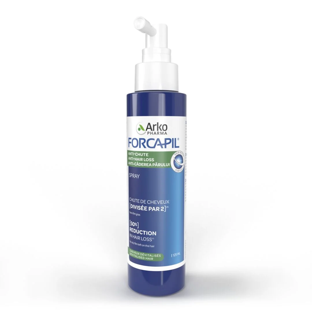 FORCAPIL ANTI-HAIR LOSS SPRAY-purškiklis, padedantis mažinanti plaukų slinkimą, 125 ML