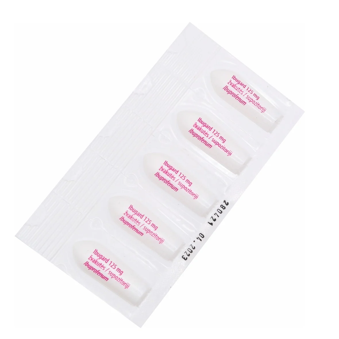 IBUGARD 125 mg žvakutės N10