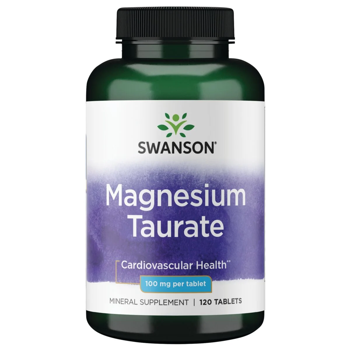SWANSON Magnio tauratas 100 Mg veganiškos tabletės, N120