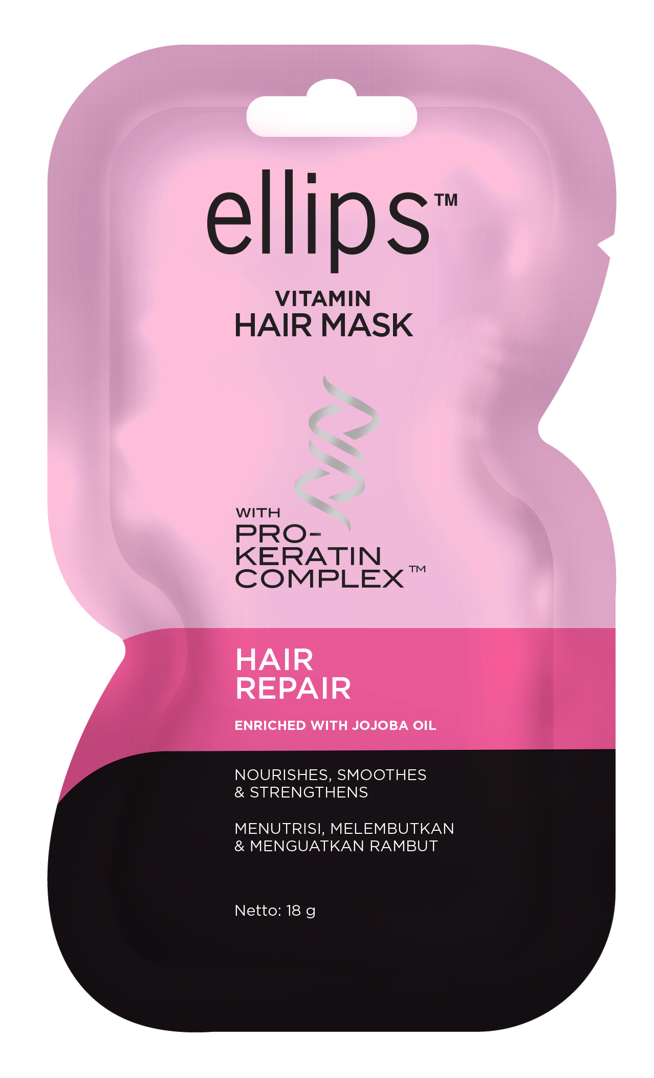 ELLIPS plaukų kaukė „Hair Repair Pro Keratin“ 18 g