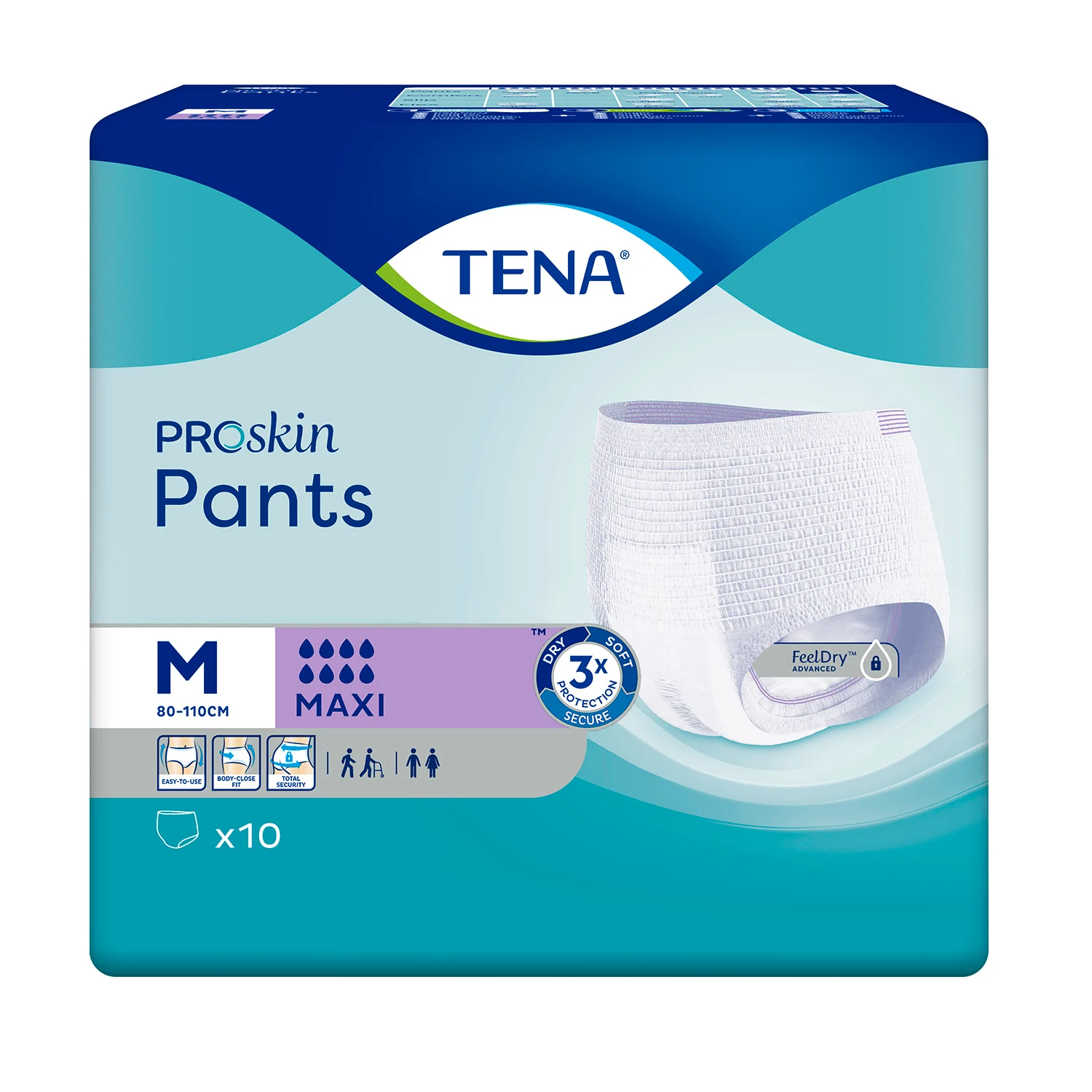 TENA Pants Maxi sauskelnės-kelnaitės, M dydis N10