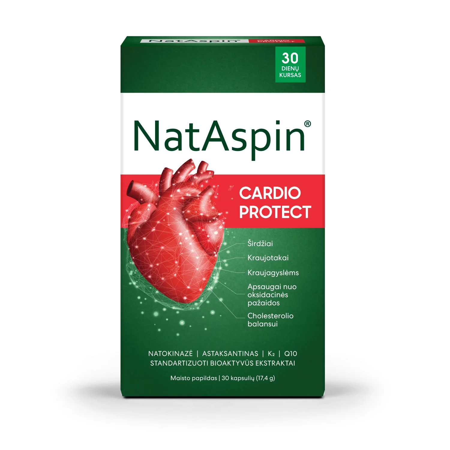 NATASPIN CARDIO PROTECT kapsulės, N30