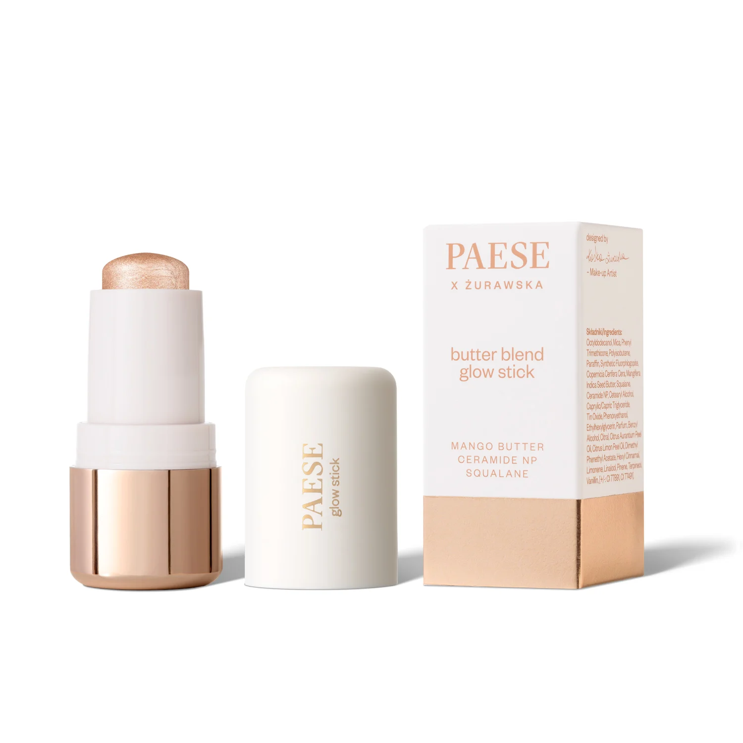 PAESE Švytėjimo Suteikiantis Pieštukas "Butter Blend Glow Stick " 01 Fresco