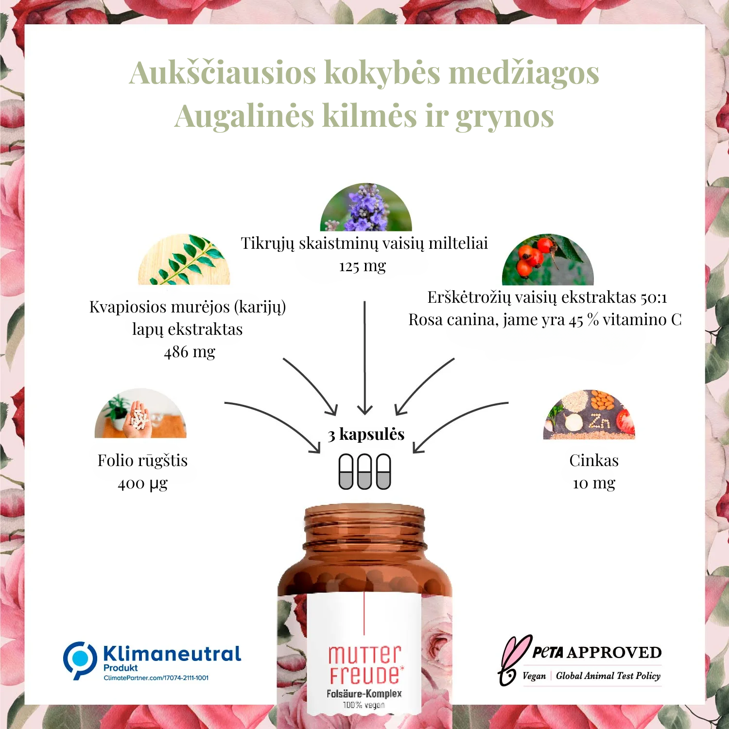 NATURTREU Maisto papildas planuojančioms nėštumą, N90