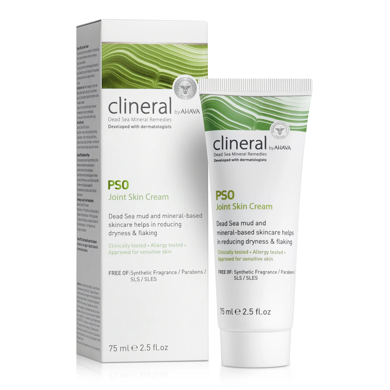 CLINERAL by AHAVA PSO sąnarių odos kremas, 75 ml