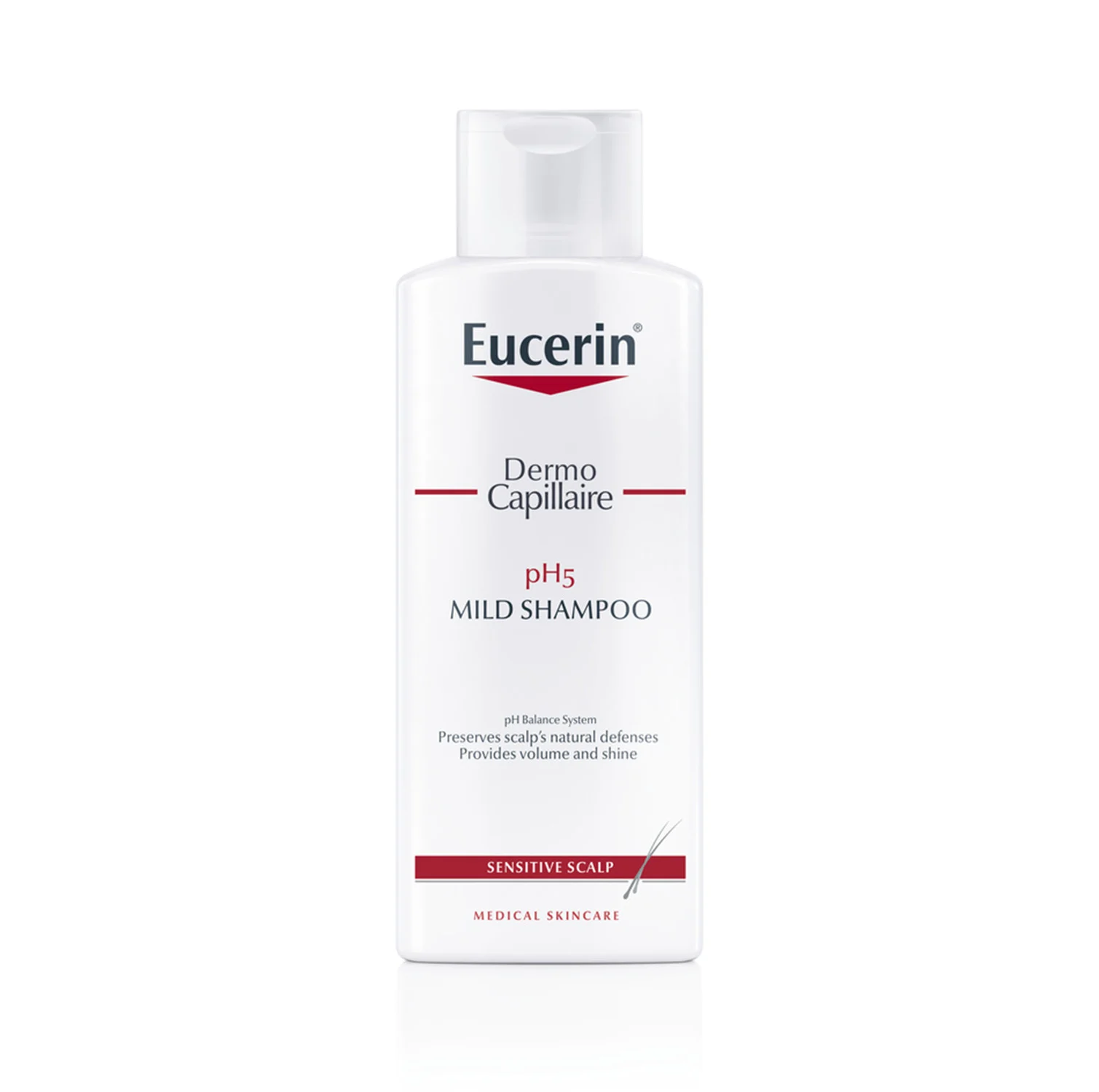 EUCERIN švelnus šampūnas pH5 DERMOCAPILLAIRE 250 ml