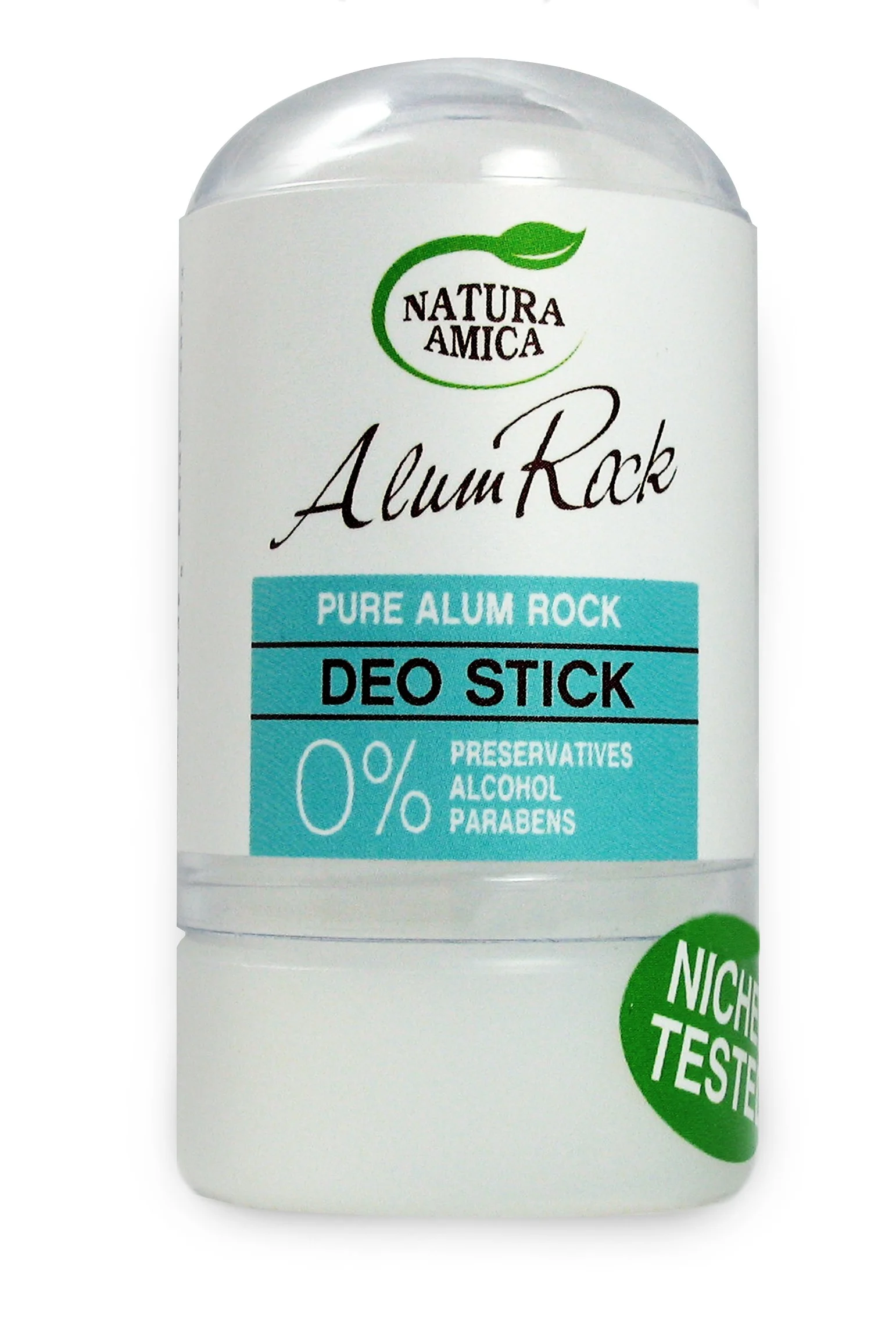 NATURA AMICA Natūralus dezodorantas-akmenėlis, alūno kristalas, 60gr