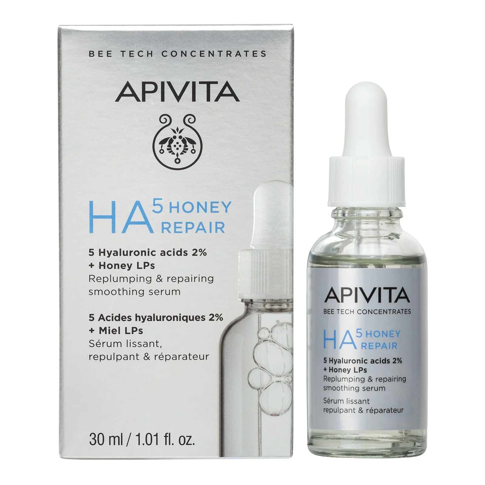 APIVITA HA5 HONEY REPAIR veido serumas, 30ml