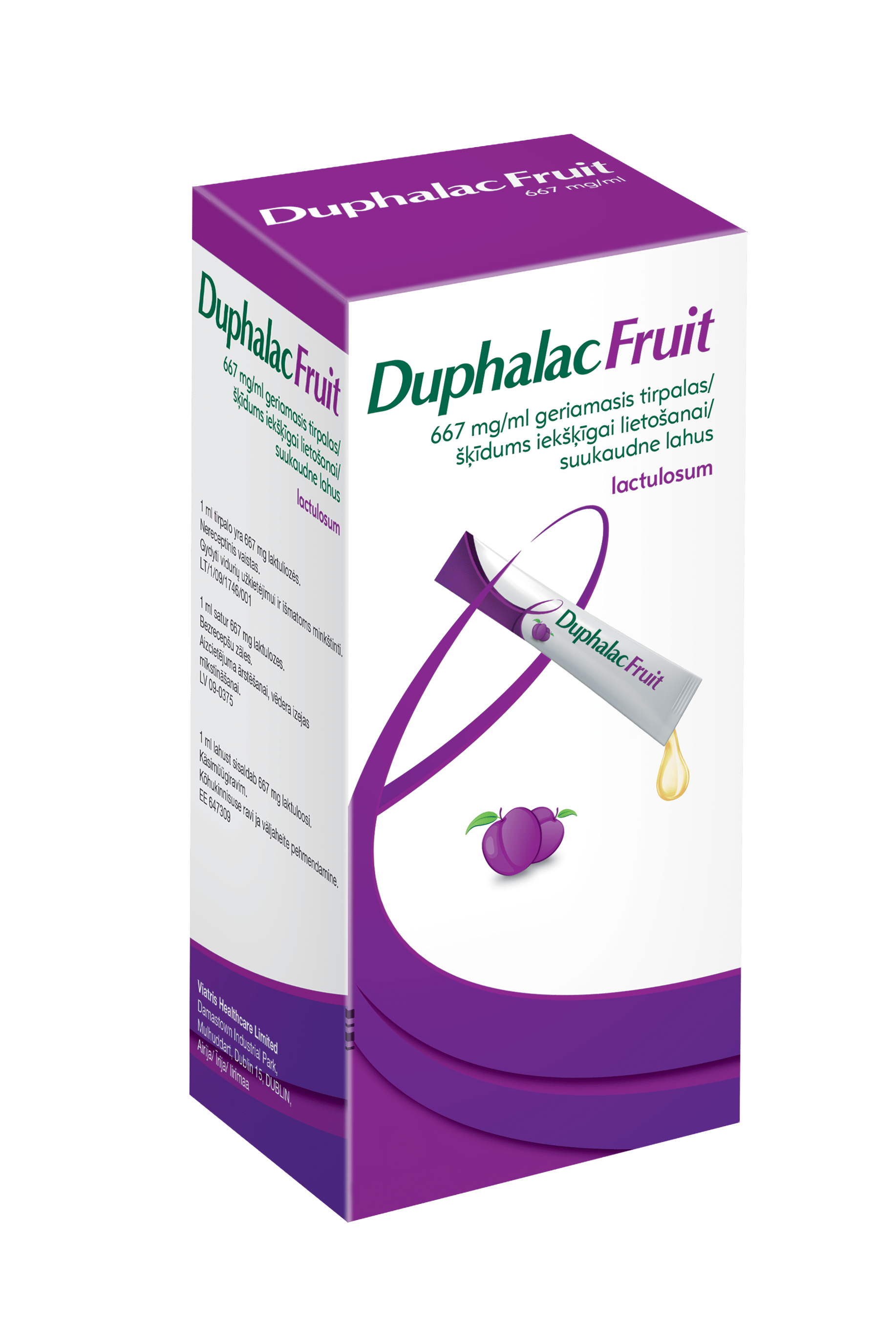 Duphalac Fruit 667 mg/ml geriamasis tirpalas 15 ml, N20