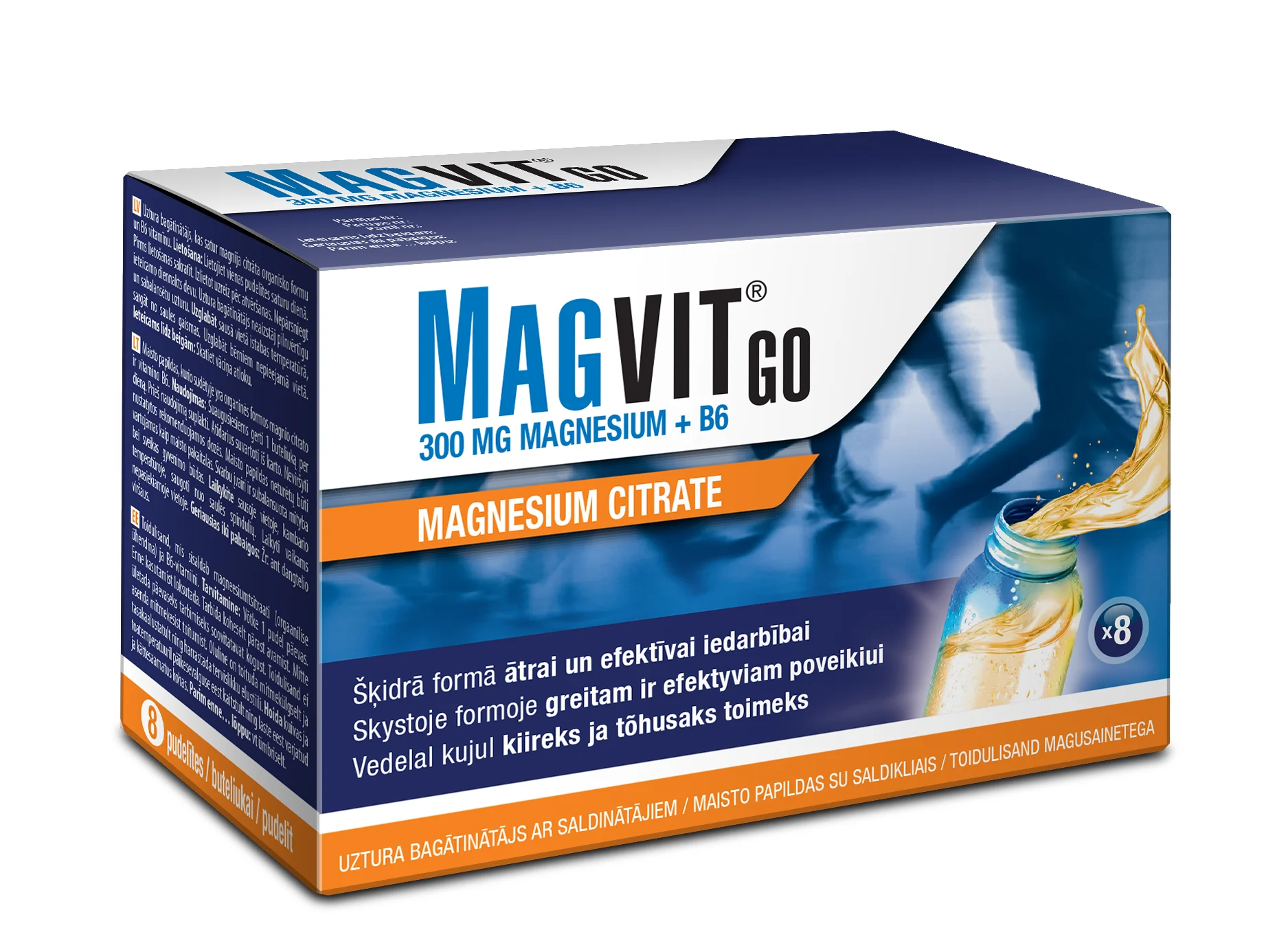 MAGVIT GO, 8 buteliukai