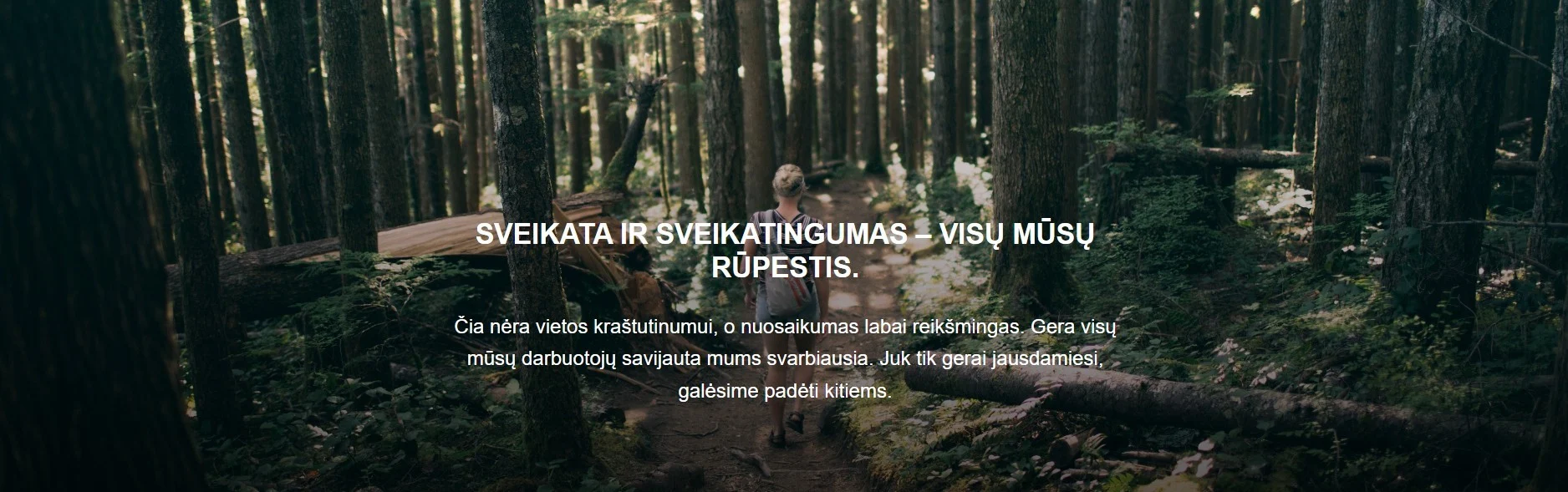 Sveikata ir sveikatingumas - mūsų rūpestis