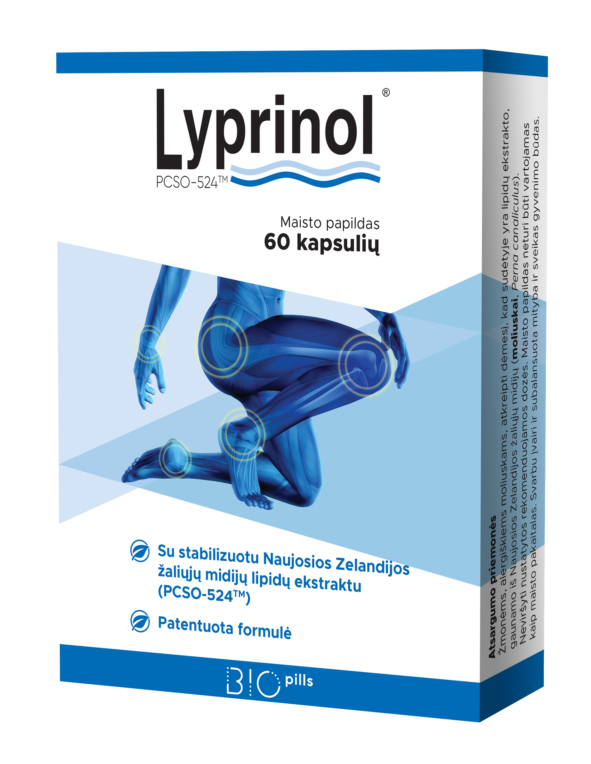 LYPRINOL, 60 kapsulių