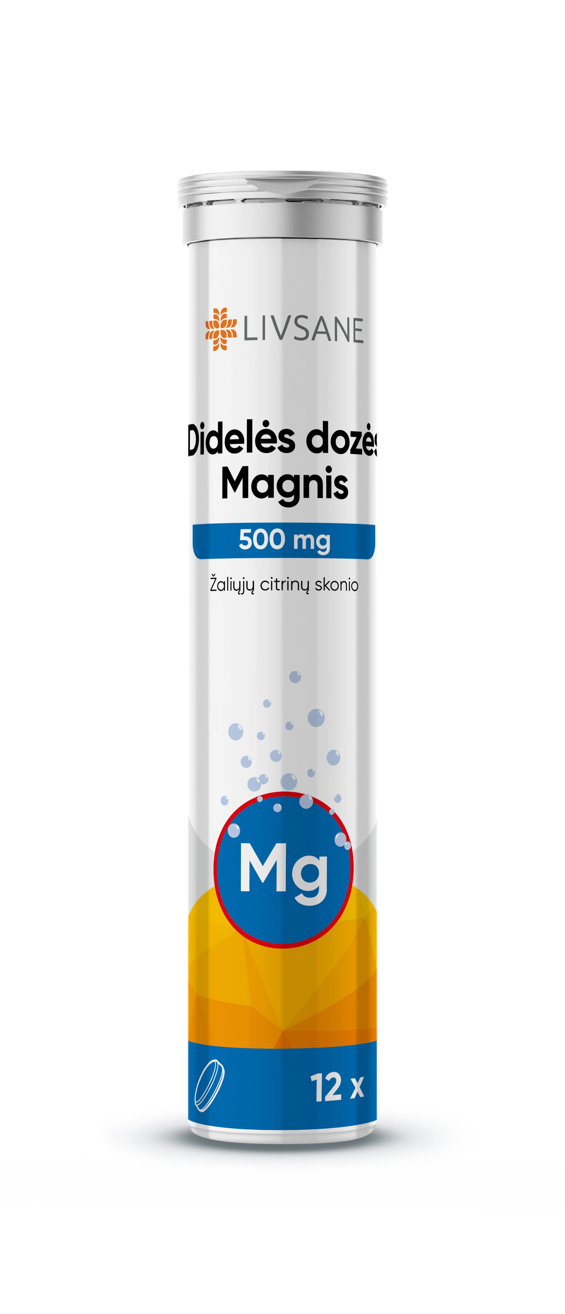 LIVSANE Didelės dozės Magnis 500 mg N12