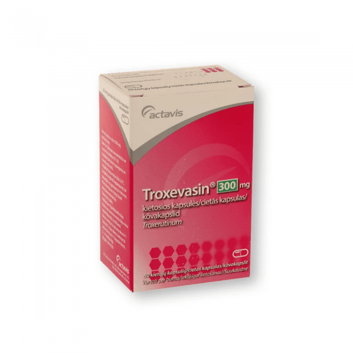 Troxevasin 300 mg kietosios kapsulės N50