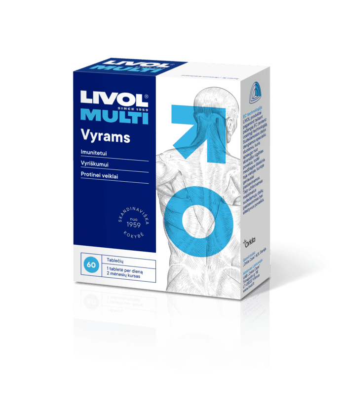 LIVOL MULTI tabletės Vyrams, N60