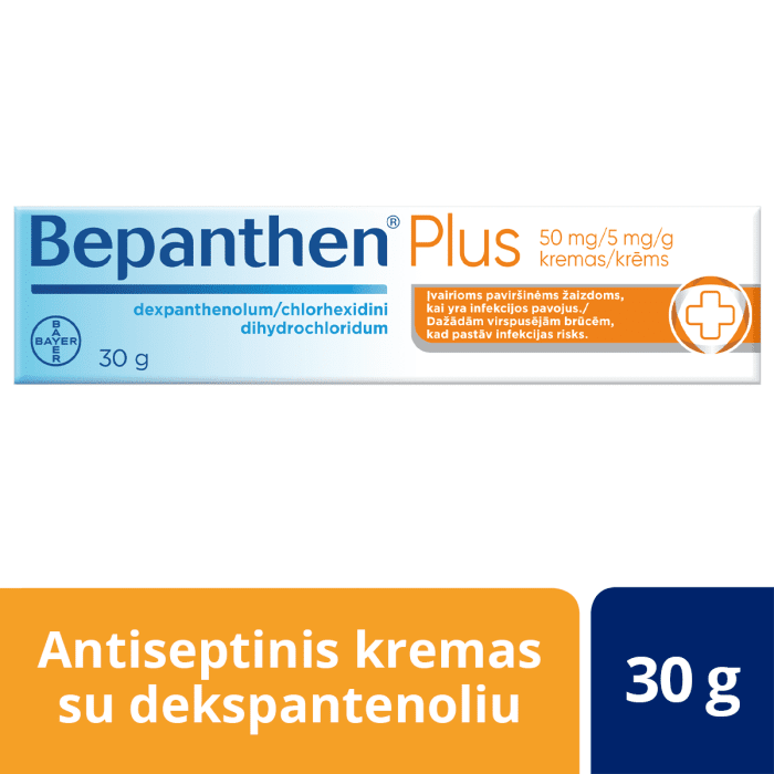 BEPANTHEN PLUS  50 mg/5 mg/g kremas, 30 g, N1