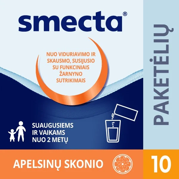 Smecta 3 g milteliai geriamajai suspensijai N10