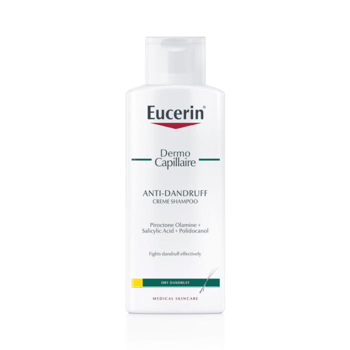 EUCERIN kreminis šampūnas nuo sausų pleiskanų DERMOCAPILLAIRE 250 ml