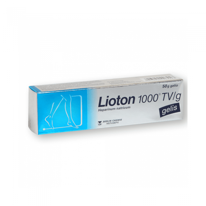 Lioton 1000 TV/g gelis 50 g