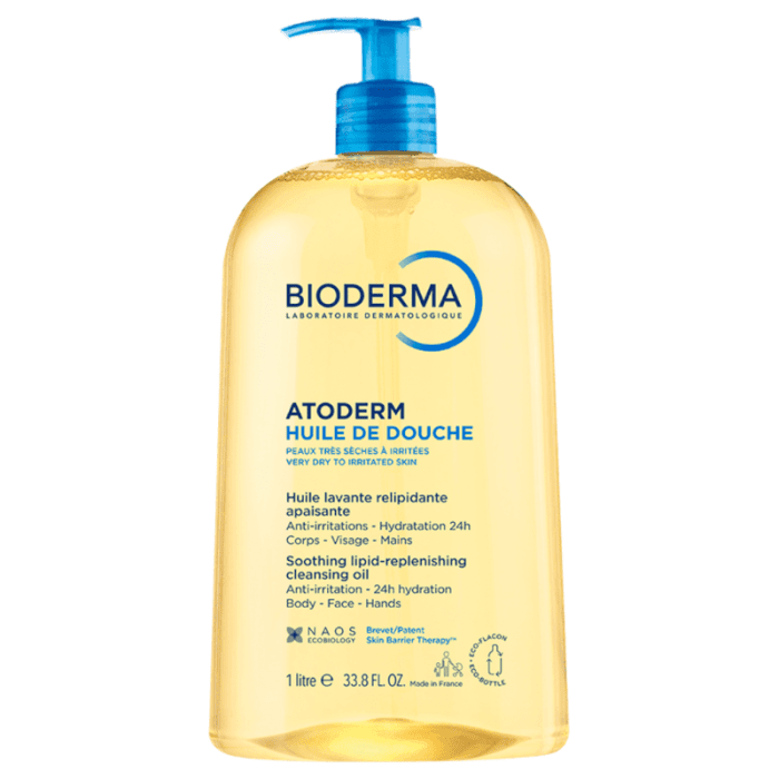 BIODERMA aliejinis prausiklis ATODERM HUILE DE DOUCHE, 1L