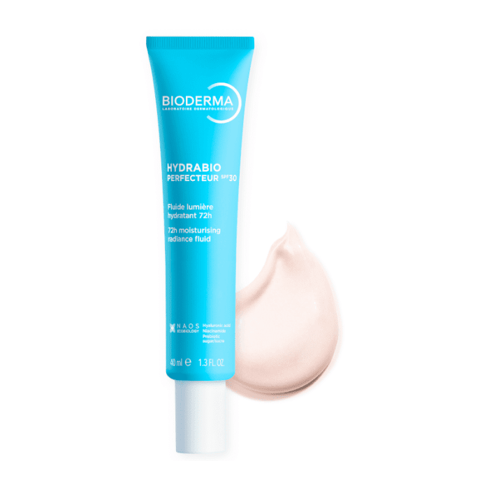 BIODERMA drėkinamasis kremas dehidratuotai, jautriai odai HYDRABIO PERFECTEUR, SPF 30, 40 ml