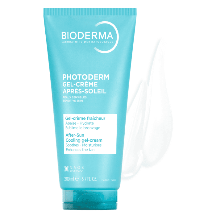 Bioderma drėkinantis, raminantis gelis kremas po deginimosi jautriai odai Photoderm Gel-créme 200 ml