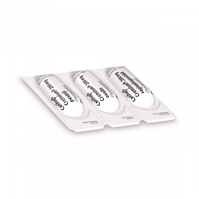 Canifug Cremolum 200 mg makšties ovulės N3