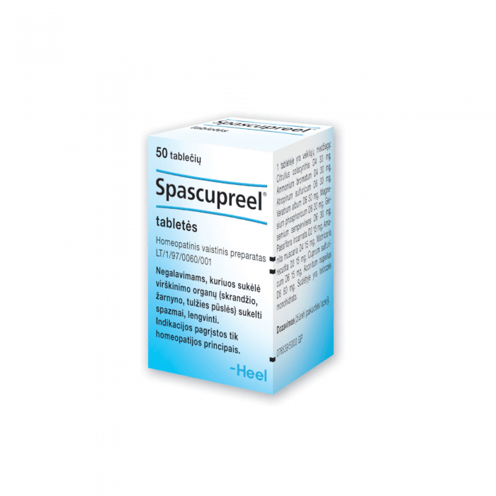 Spascupreel tabletės N50
