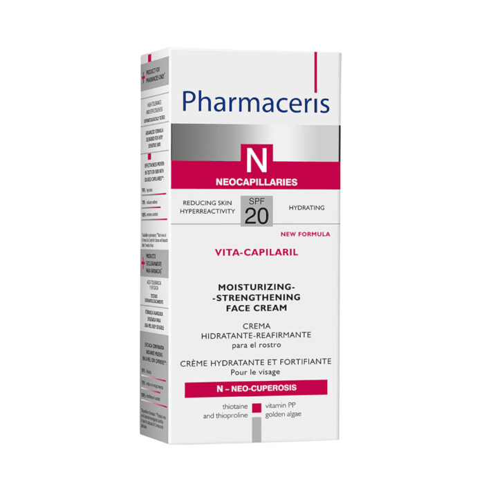 PHARMACERIS N, VITA CAPILARIL kremas, SPF20, 50ml
