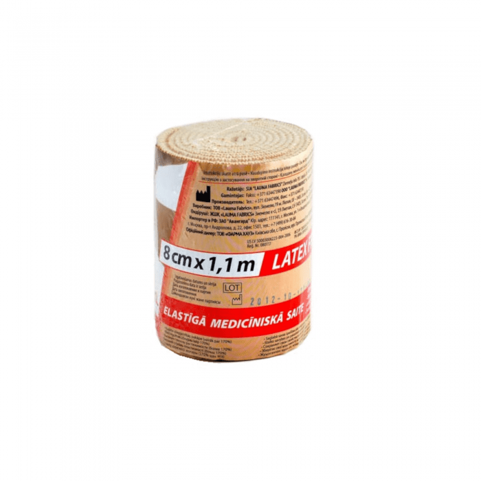 LAUMA elastinis tvarstis 8 cm x 1,1 m, N1 