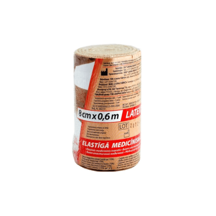 LAUMA elastinis tvarstis 8 cm x 0,6 m, N1