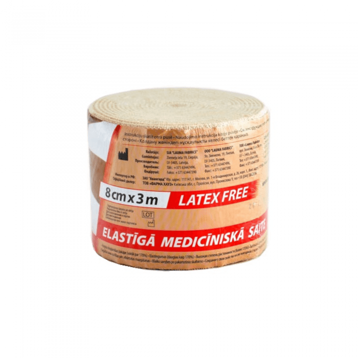 LAUMA elastinis tvarstis 8 cm x 3 m, N1
