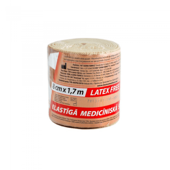 LAUMA elastinis tvarstis 8 cm x 1,7 m, N1