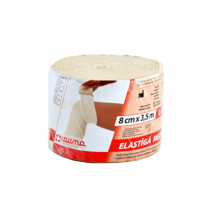 LAUMA elastinis tvarstis 8 cm x 3,5 m, N1