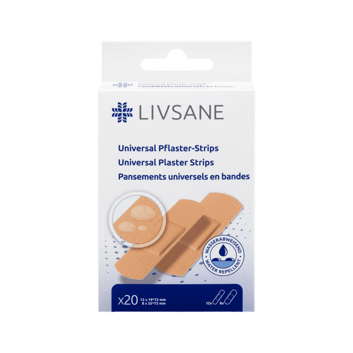 LIVSANE universalaus pleistro juostelės N20